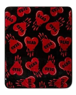 Hot Sale ✨ Dripping Heart Reversible Fleece Blanket 💯 -Gonesh shop 03964608 c