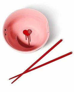 Brand new 😉 Pink Gloomy Bear Bowl with Chopsticks - 20 oz. 😀 -Gonesh shop 03968716 d