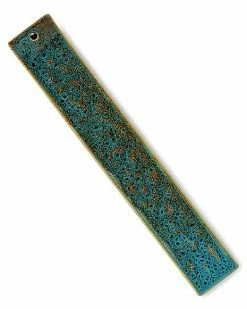 Coupon 🧨 Teal Reactive Flat Incense Burner ⌛ -Gonesh shop 03972478 c