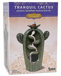 Best Sale 😀 Cactus Incense Burner 🔔 -Gonesh shop 03972486 f