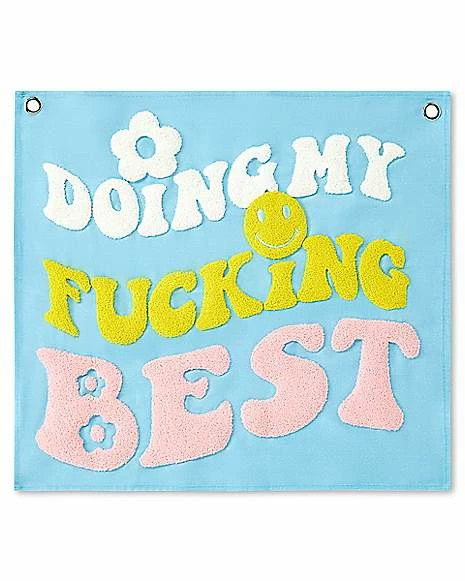 Buy 😀 Doing My Fucking Best Mini Tapestry 🎁 1 Buy 😀 Doing My Fucking Best Mini Tapestry 🎁