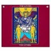 Budget ✨ The Lovers Tarot Card Mini Tapestry 🔥