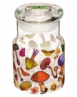 Brand new 🤩 Vintage Mushroom and Butterfly Stash Jar - 4.5 oz. ✔️