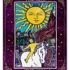New ✔️ Sun and Moon Tarot Card Fleece Blanket 💯