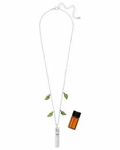 Best Sale ⌛ Leaf Bergamot Oil Diffuser Necklace 🔥