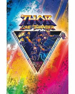 New 💯 Splatter Thor: Love and Thunder Poster 😀
