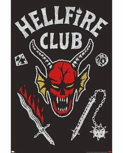 Wholesale 🎉 Hellfire Club Stranger Things Poster ⭐