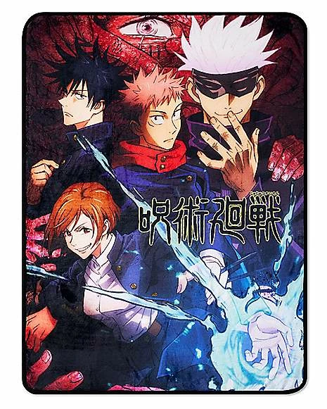 Coupon ๐ Jujutsu Kaisen Characters Fleece Blanket ๐ 1 Coupon ๐ Jujutsu Kaisen Characters Fleece Blanket ๐