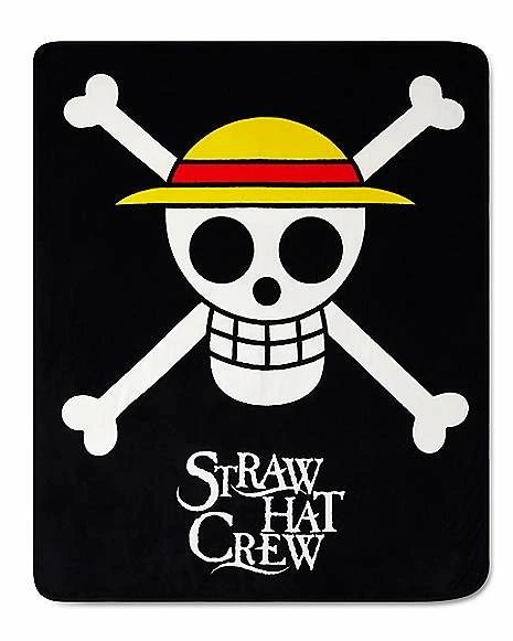 Hot Sale 🛒 Straw Hat Crew Fleece Blanket - One Piece 🛒 1 Hot Sale 🛒 Straw Hat Crew Fleece Blanket - One Piece 🛒