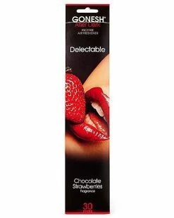 Cheap ✔️ Delectable Chocolate Strawberries Incense 30 Pack - Gonesh 👏