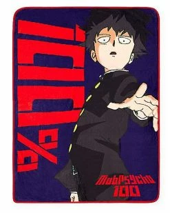 Coupon ✔️ Mob Psycho 100 Fleece Blanket ❤️