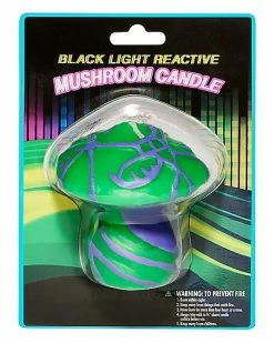 Deals 😍 Blacklight Mushroom Candle 👍 -Gonesh shop 03994142 d