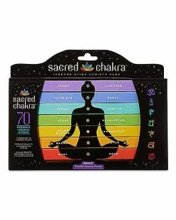 Brand new 🥰 Sacred Chakra Variety Pack Incense - 70 Pack ⌛ -Gonesh shop 03995214 e