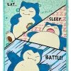 Best Sale ✨ Battle Snorlax Fleece Blanket - Pokemon 🧨