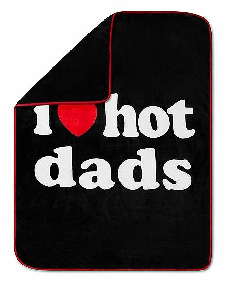 Cheapest ๐ I Heart Hot Dads Fleece Blanket - Danny Duncan โ 2 Cheapest ๐ I Heart Hot Dads Fleece Blanket - Danny Duncan โ - Image 2
