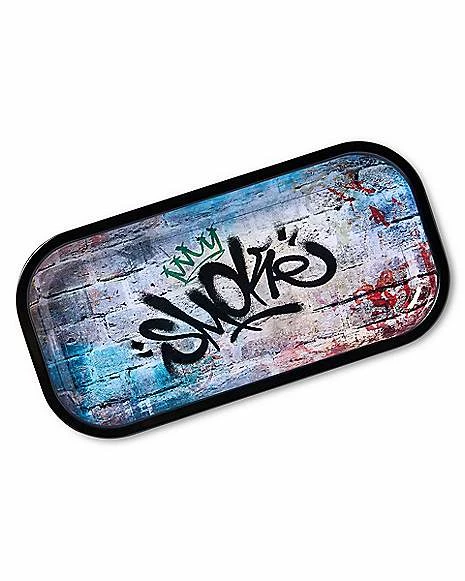 Outlet 👍 Smoke Graffiti Tray with Lid ✨ 2 Outlet 👍 Smoke Graffiti Tray with Lid ✨ - Image 2
