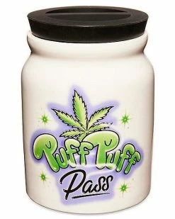 New 💯 Puff Puff Pass Stash Jar - 8 oz. 🎉