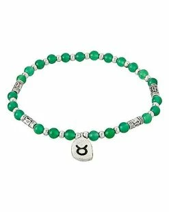 Wholesale 🧨 Jade Semi-Precious Taurus Zodiac Bracelet 🔥